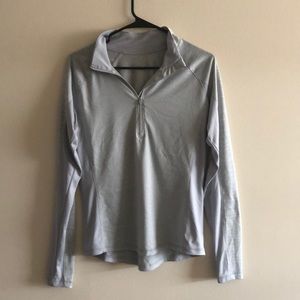 Semi fitted dri-fit workout top